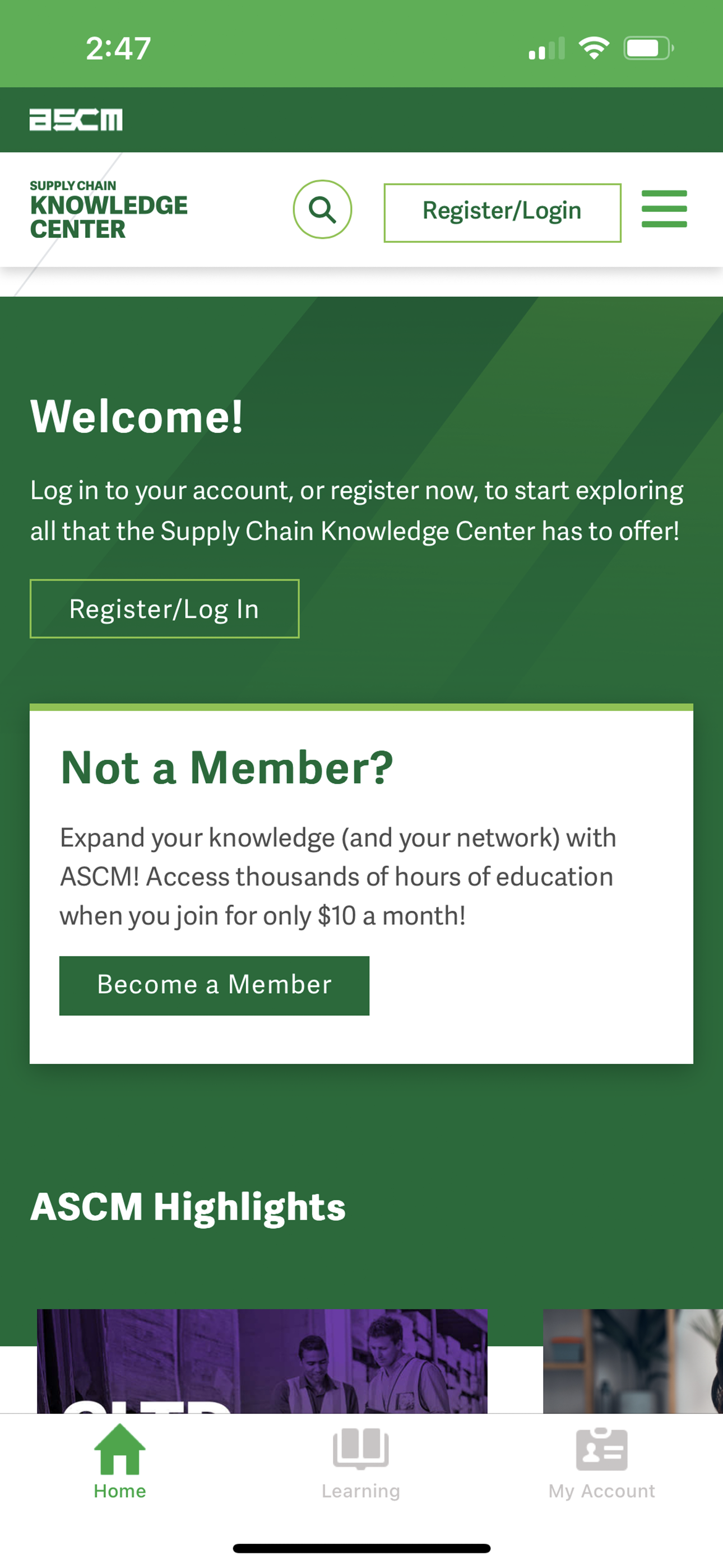 Supply Chain Knowledge Center