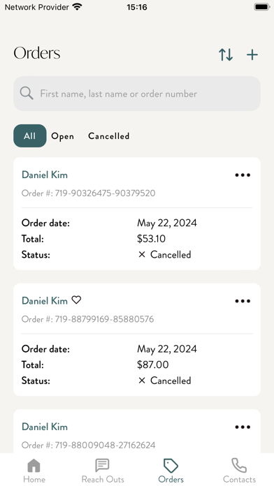 ONEHOPE: Wine Rep Back Office Screenshot