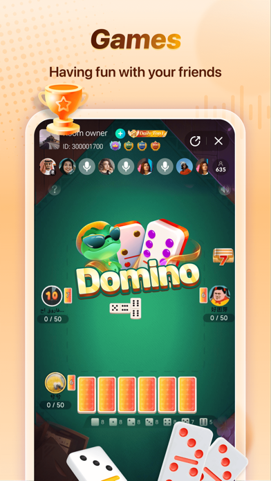 Tada - Group Voice Chat Rooms iPhone screenshot 6 - Social Networking app