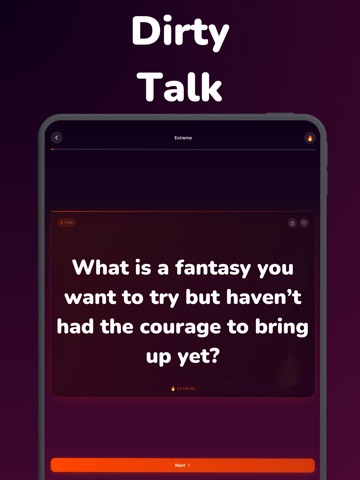 Dirty Questions - Dirty Talk iPad screenshot