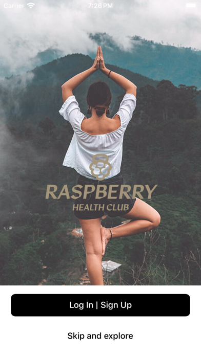 Raspberry Health Club Screenshot