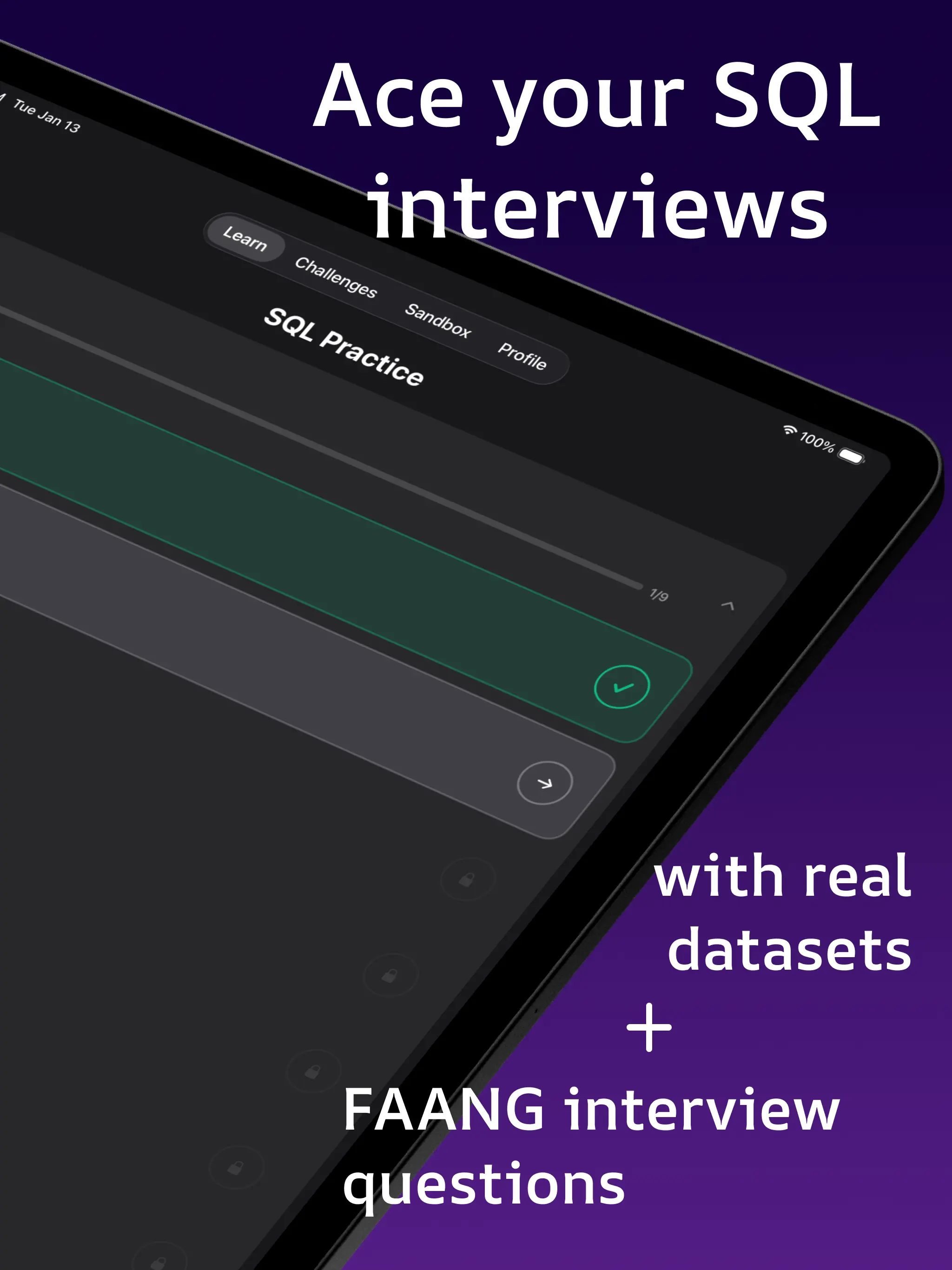 #8. Query Dojo: SQL Practice (iOS) Ved: Rasim Salimov
