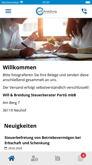 Screenshot #1 pour Will & Breidung Steuerberater