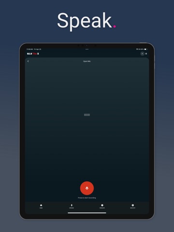92.9 The X iPad screenshot