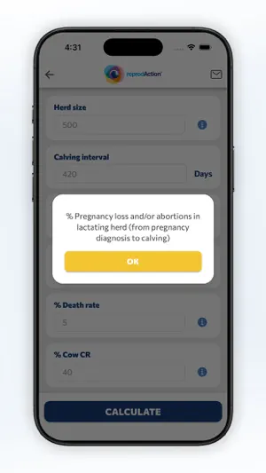 HerdCalc screenshot 2