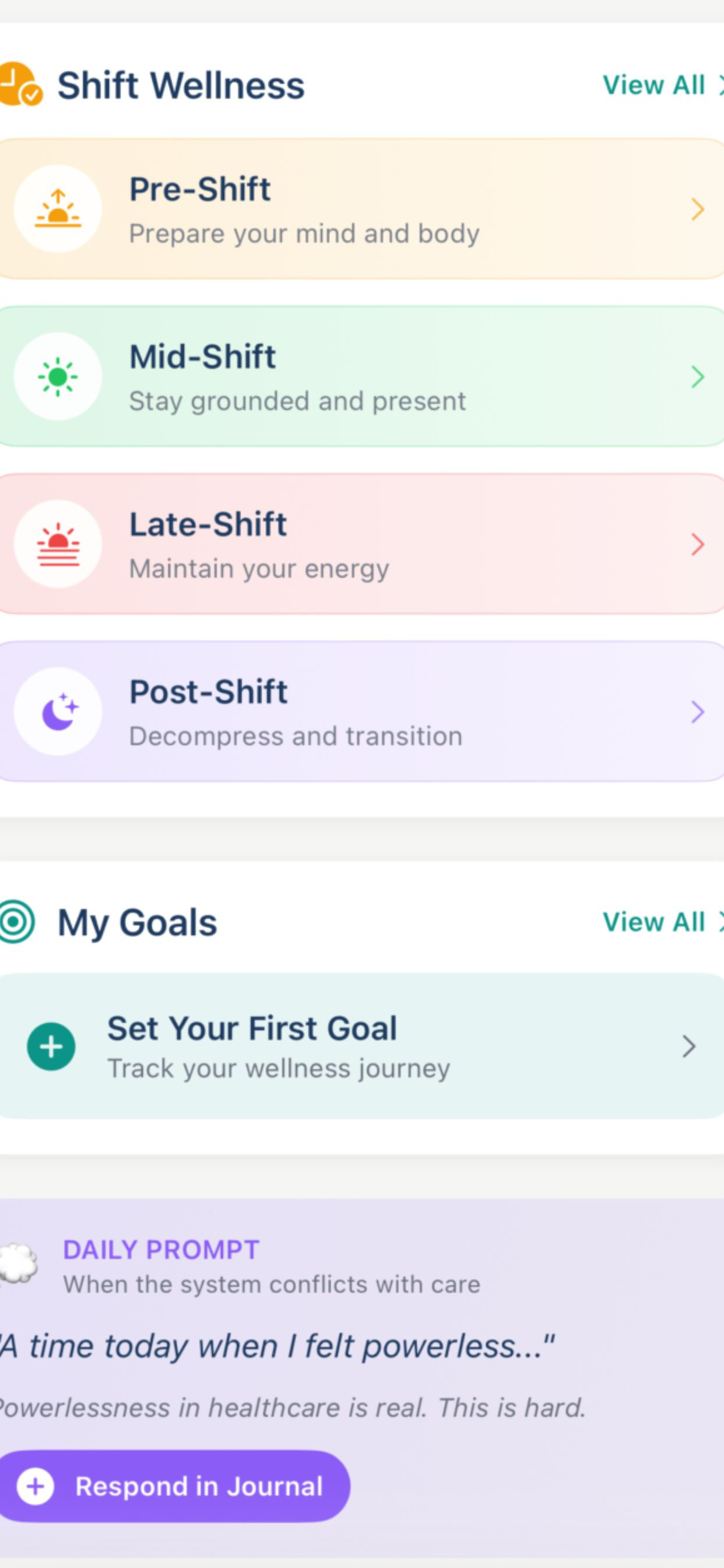 Nurse Wellness Playbook screenshot 3
