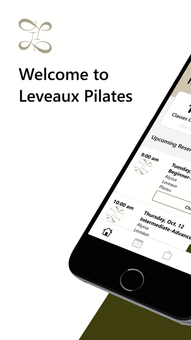 Leveaux Pilates iPhone screenshot 1 - Health & Fitness app