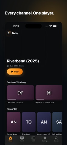 Tivsy: IPTV Player & M3U Screenshot 1 of 7