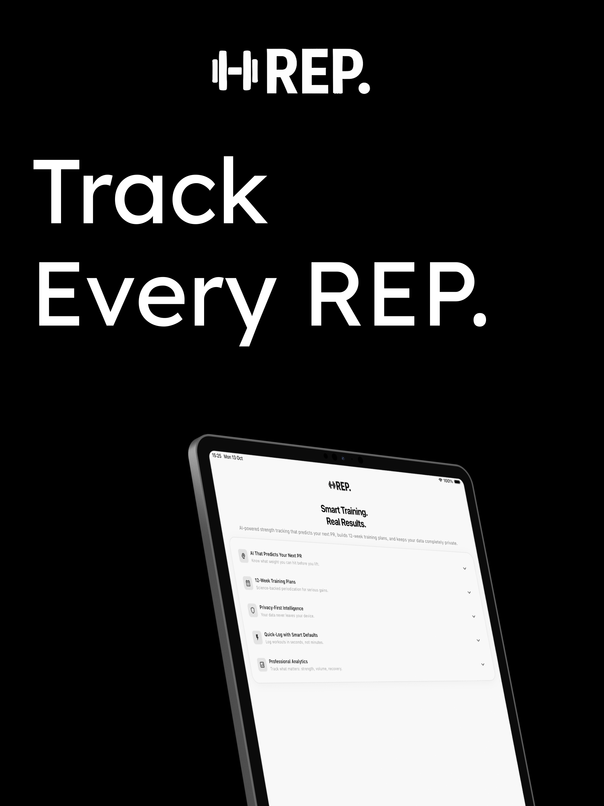 REP. - Smart Strength Tracker screenshot 9