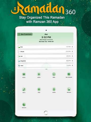 Ramzan 360 iPad screenshot
