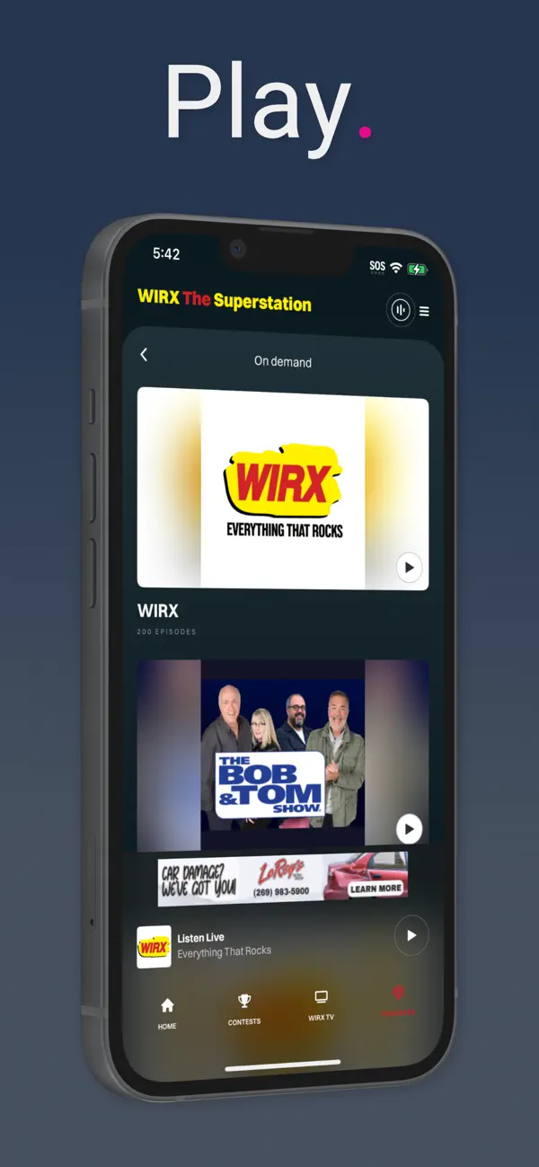 Screenshot #2 pour WIRX FM
