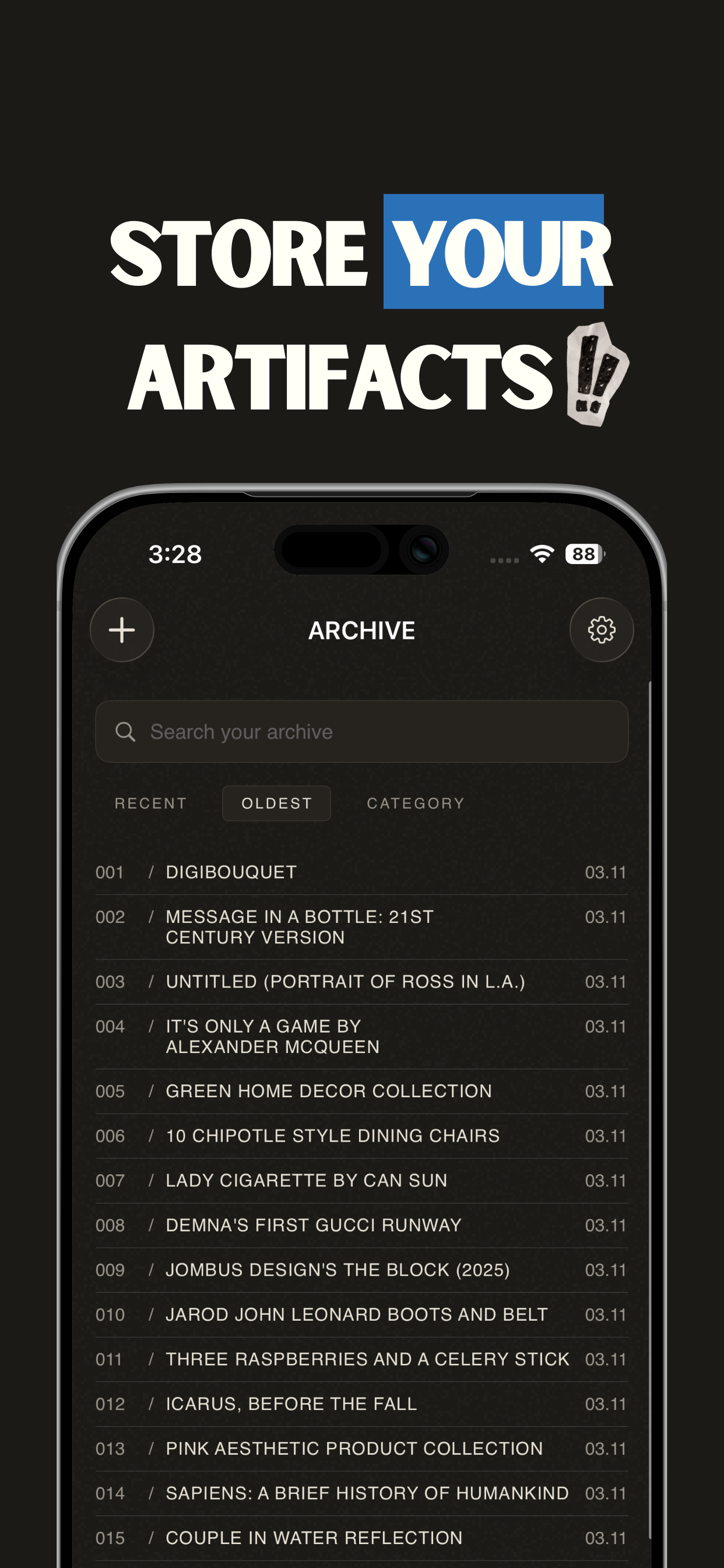 FieldNotes - Archive