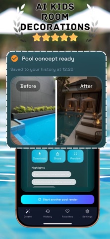 Pool AI : Makeover Design screenshot