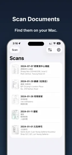 Captura de pantalla de Doclii en iPhone 1