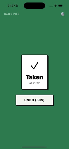 Simple Daily Pill Tracker screenshot