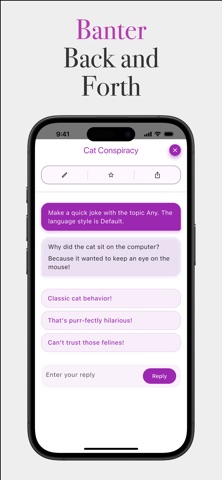 Joke Ace: AI Funny Jokes iPhone screenshot