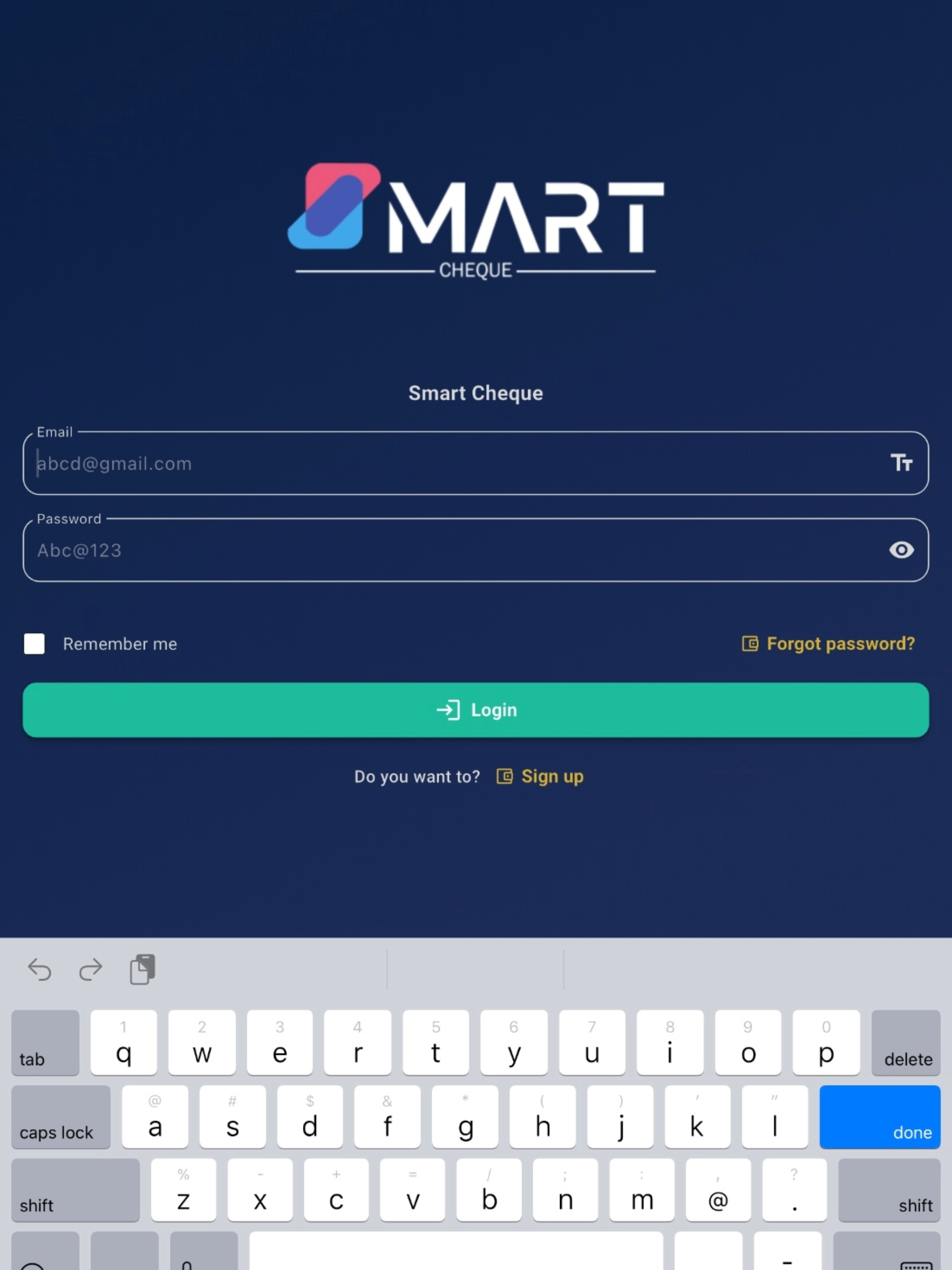 Smart Cheque