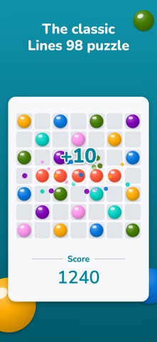 Color Lines 98: Classic Puzzle iPhone screenshot