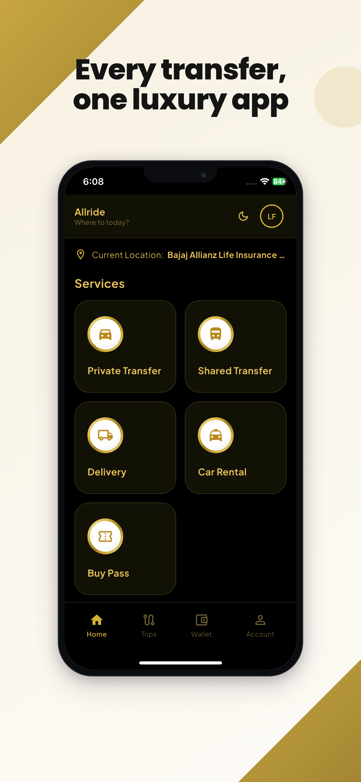 DS Black - Request a Ride screenshot 2