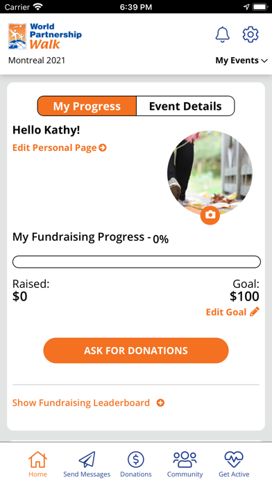 World Partnership Walk Screenshot