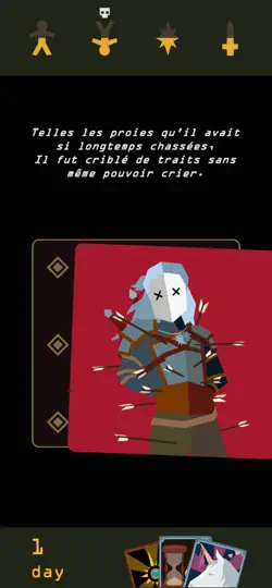 Capture d'écran de Reigns: The Witcher sur iPhone 5