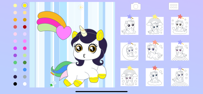 Unicorn Coloring Kid Toddler