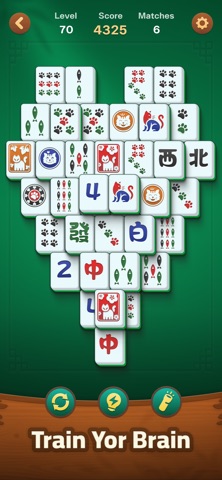 Ultra Mahjong Solitaire Game iPhone screenshot