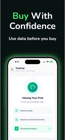 ThriftVal Thrifting Valuation Screenshot 1 of 4