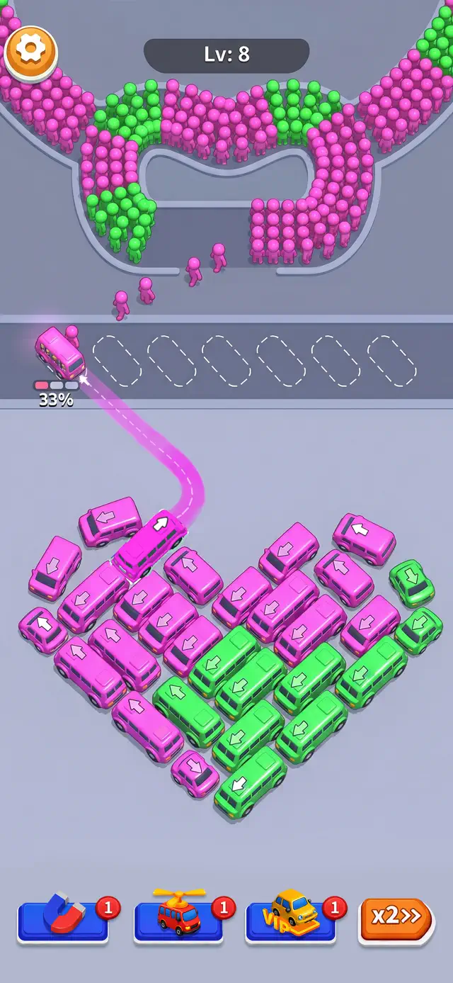 Color Puzzle Jam - Bus Fever screenshot 3