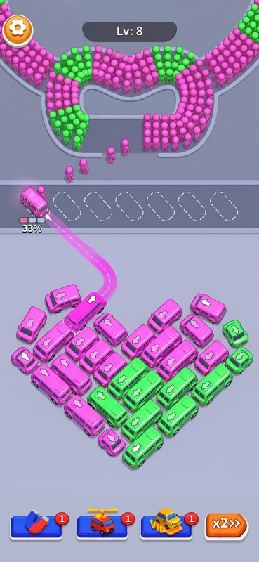 Color Puzzle Jam - Bus Fever screenshot 3