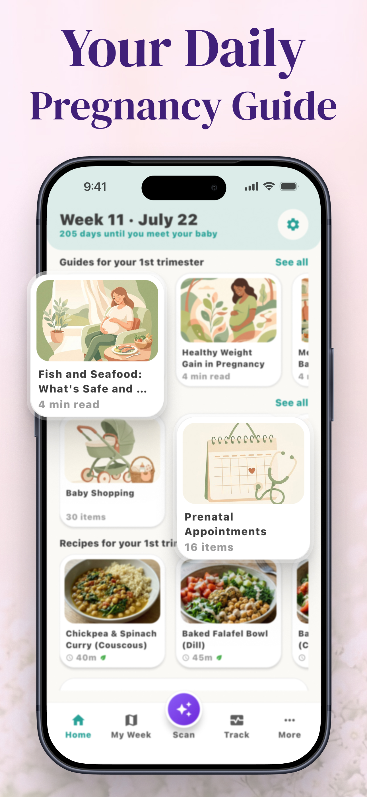 Avo: Pregnancy & Food Tracker screenshot 2