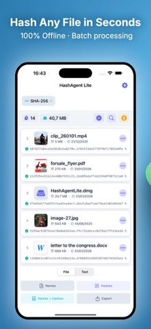 HashAgent Lite for iOS screenshot