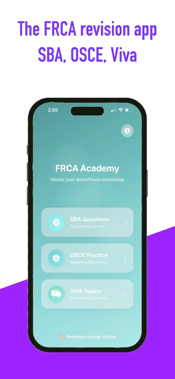 Screenshot #1 pour FRCA Academy