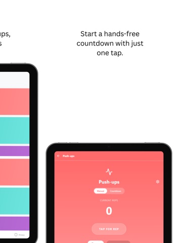 Fitness Mini Tracker iPad screenshot