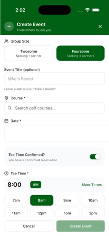 Golfer by Tournamatch iPhone screenshot