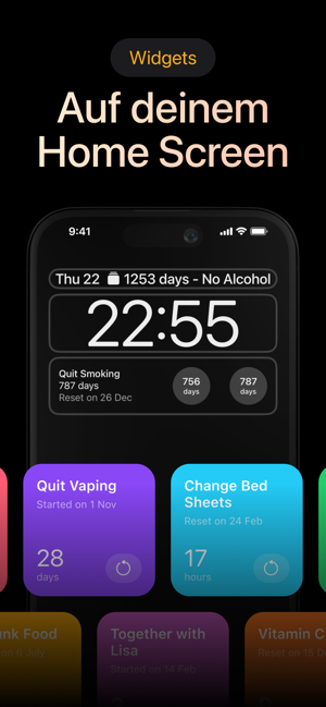 Days Since: Sober Day Counter Screenshot