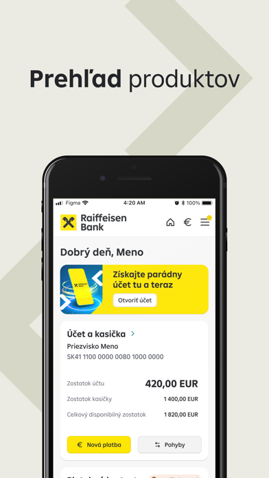 Raiffeisen Bank SK Screenshot