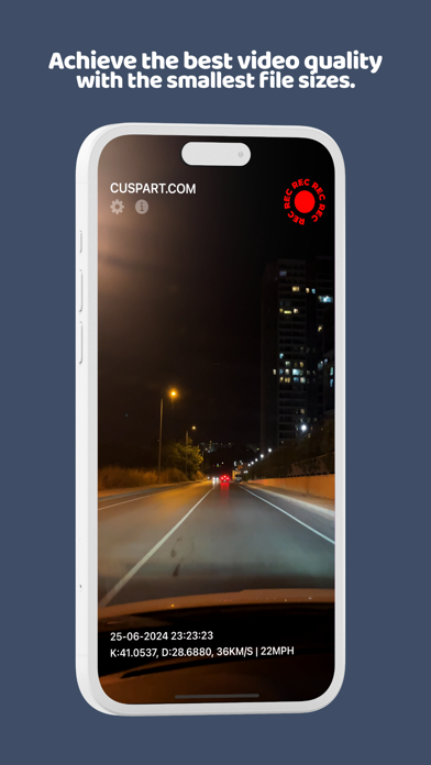 Cuspart: Dash Cam Screenshot