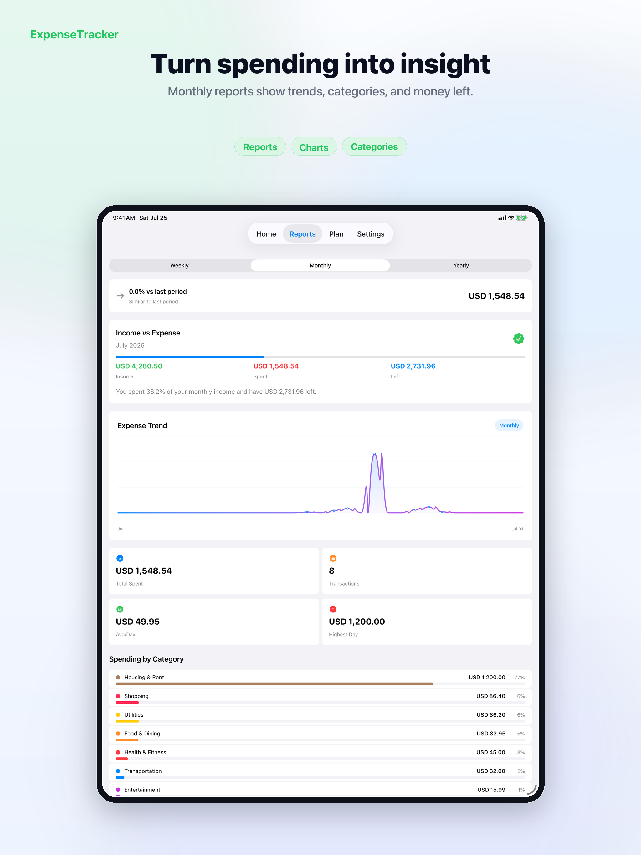 PL: Expense & Budget Tracker screenshot 13