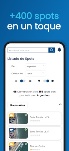 Lineup: Cámaras y Pronósticos screenshot