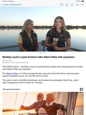 Nonstop Local News iPad screenshot
