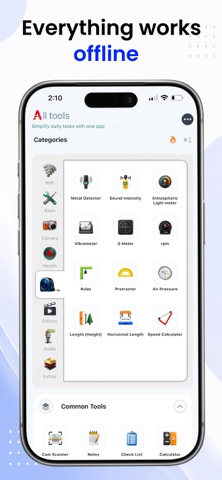 All tools screenshot
