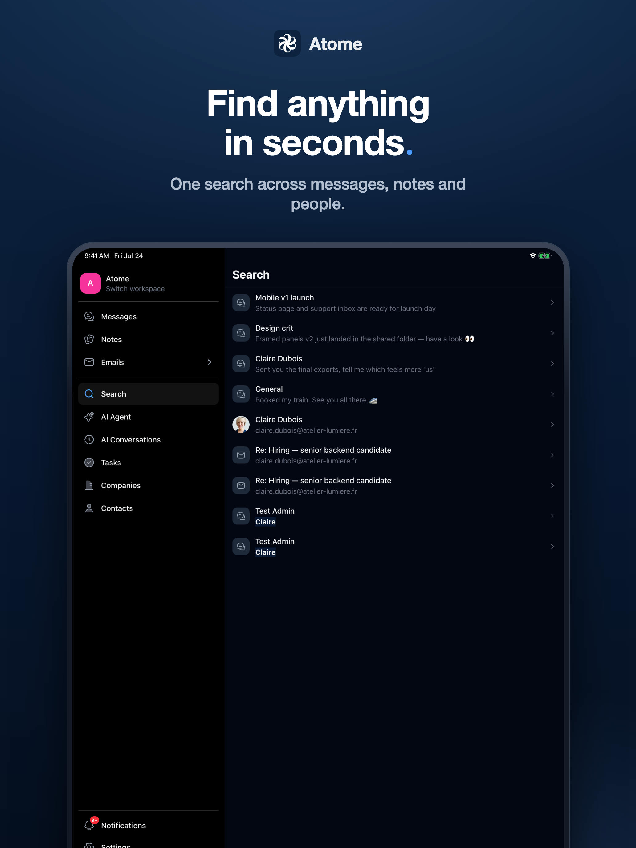 Atome - AI Workspace screenshot 10