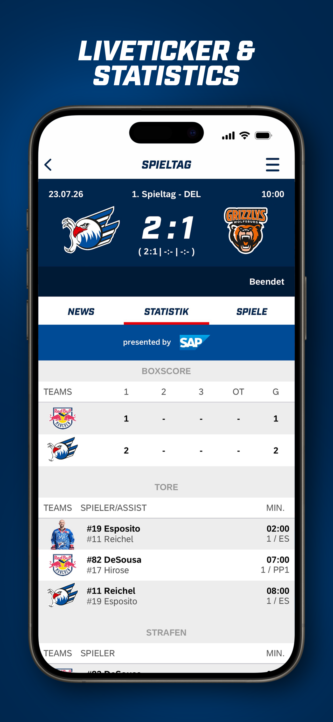 Adler Mannheim screenshot 3