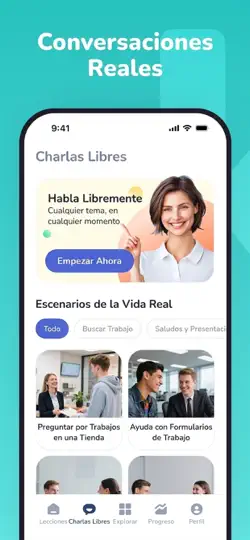 Captura de pantalla de YayTalk: Aprendizaje De Inglés en iPhone 6