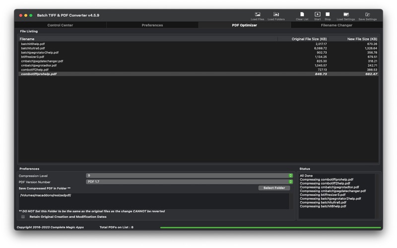 Screenshot #3 pour Batch TIFF & PDF Converter