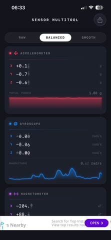 Sensor Multitool screenshot