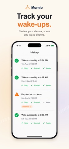 Mornio: Barcode Alarm Clock Screenshot 5 of 5
