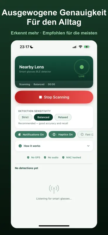 Nearby Lens: Brillen-Scanner screenshot 6 of 7