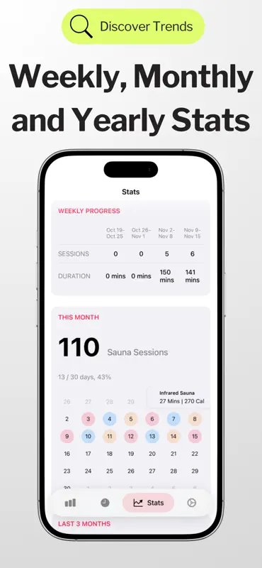 Sauna Tracker: Sleep & Plunge screenshot 7 of 10
